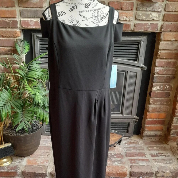 London Times Black Dress NWT - Picture 1 of 5